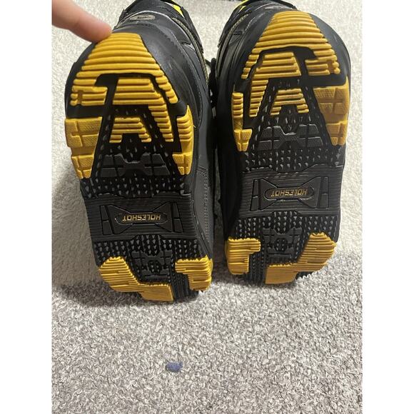 Ski-doo Holeshot BRP snowmobile boots 4441322809 size 8 lace up black yellow - Picture 5 of 10
